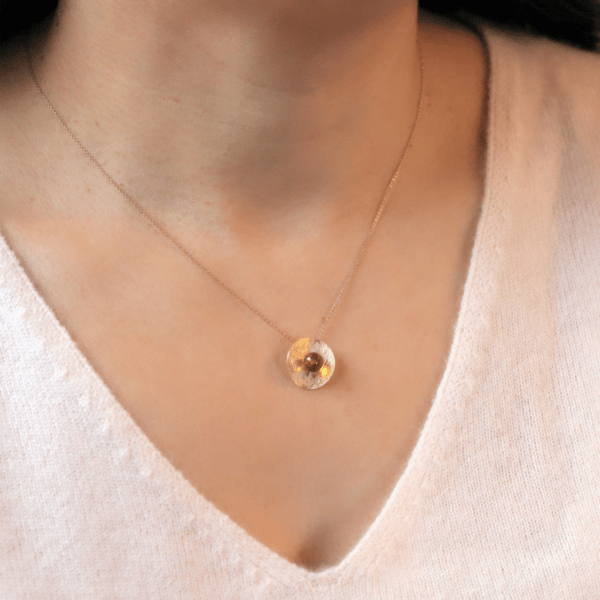 Pendentif Impreintes - Vermeil or jaune 18K - Sanguti Paris