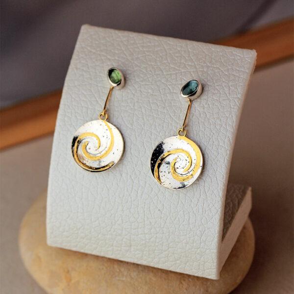 Boucles d'oreilles-Poussiere-de-Galaxie-argent-keum-boo Boucles d'oreilles-Poussiere-de-Galaxie-argent-keum-boo