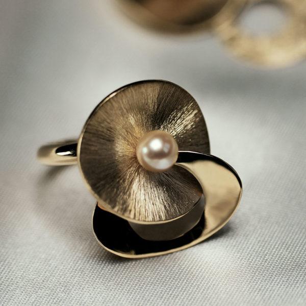 Bague éthique Altair en vermeil or jaune 18 k -Sanguti-Paris