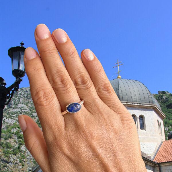 Bague-lapis-lazuli-argent-recycle Bague-lapis-lazuli-argent-recycle