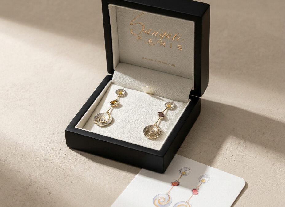 La collection Cosmos est disponible à la boutique Talents – Empreintes Avenue Niel à Paris