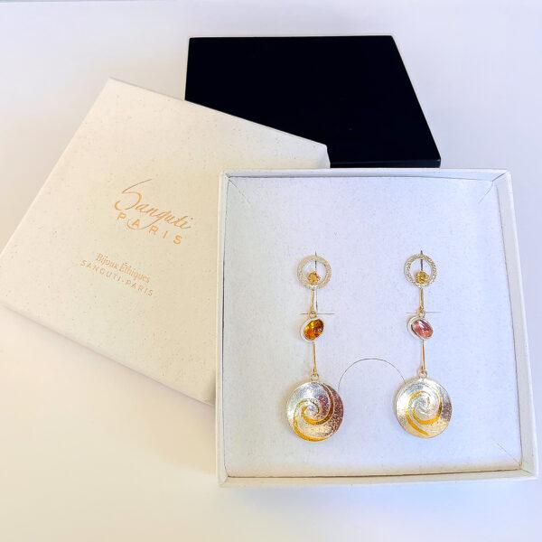 Boucles-d'oreilles-Cosmos Boucles-d'oreilles-Cosmos