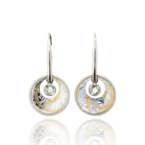 Boucles-d’oreilles-Quasar-Polaire-Argent–Topaze-Design-Minimaliste-Cosmos-Sanguti-Paris