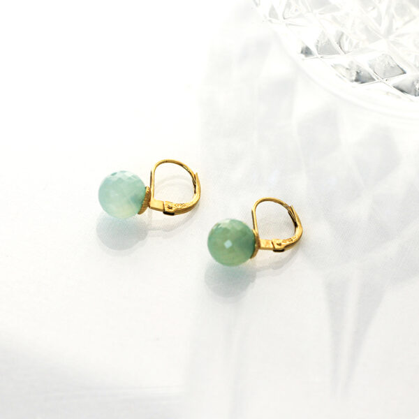 Boucles-d'oreilles-calcite-vermeil 24k Boucles-d'oreilles-calcite-vermeil 24k