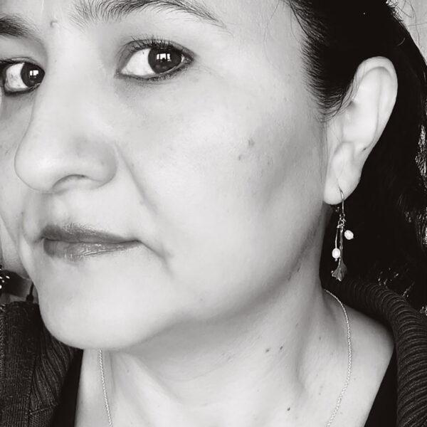 Boucles-d'oreilles-ginkgo-perle-patine-noire Boucles-d'oreilles-ginkgo-perle-patine-noire