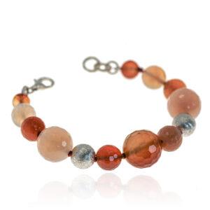 Bracelet-cornaline-argent-sanguti paris