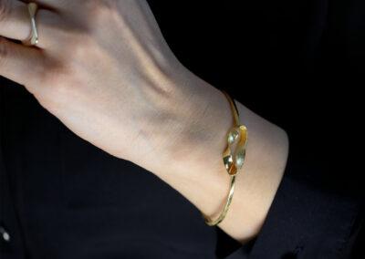 Bracelet-infini-vermeil 24K - Sanguti Paris