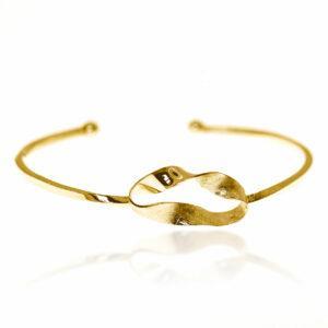 Bracelet-jonc-torsade-infini - vermeil 24K - Sanguti Paris