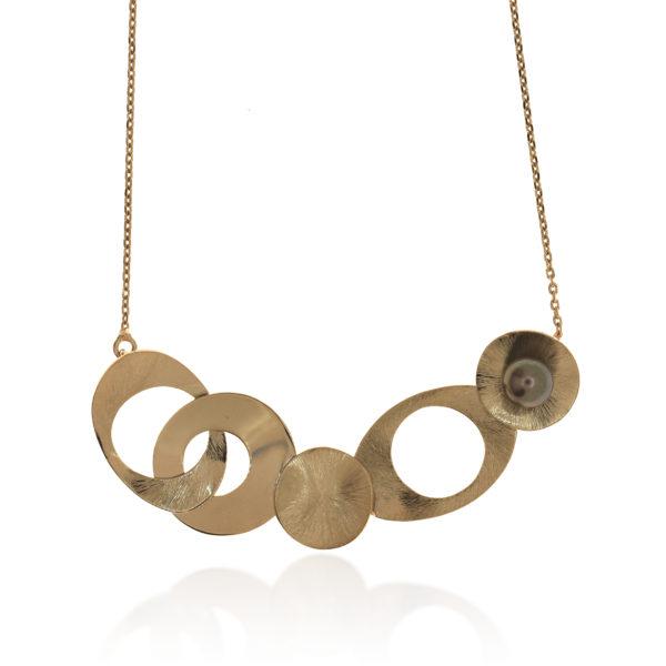 Collier-Erieu-vermeil-or-jaune-18K-perle-grise