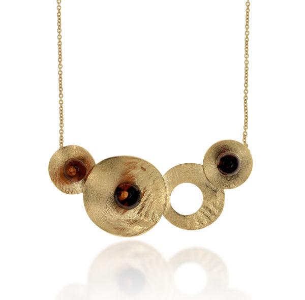 Collier-empreintes-vermeil-Or-jaune-18 K-Fond-blanc-Sanguti-Paris