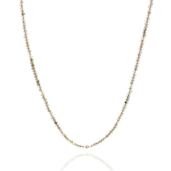 Collier-labradorite-facettee-fermoir argent 925 Collier-labradorite-facettee-fermoir argent 925