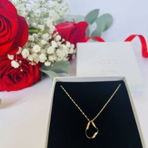 Pendentif amour infini or 18k fairmined