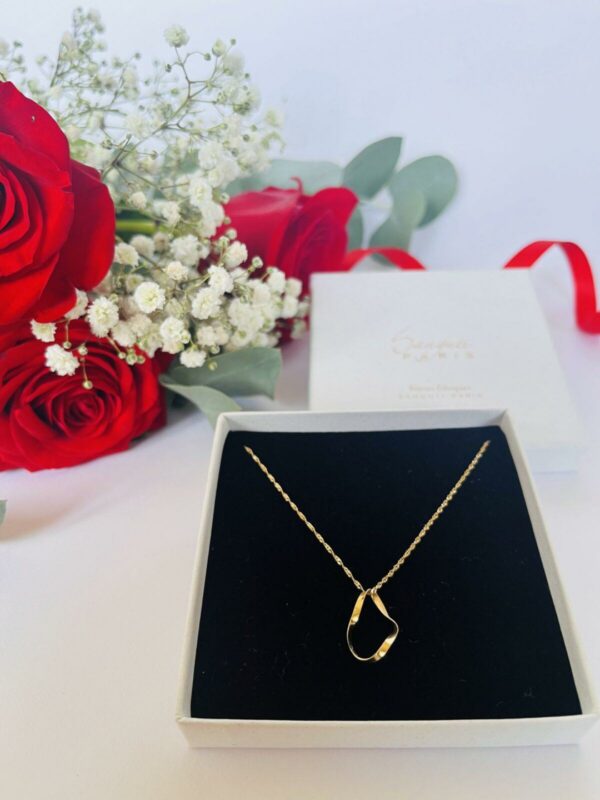 Pendentif amour infini or 18k fairmined