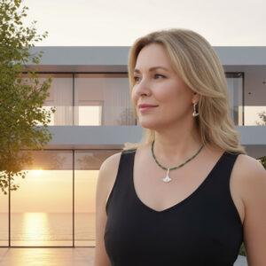 Parure-ginkgo-Malachite-Pyrite-Keum-boo-Sanguti-Paris