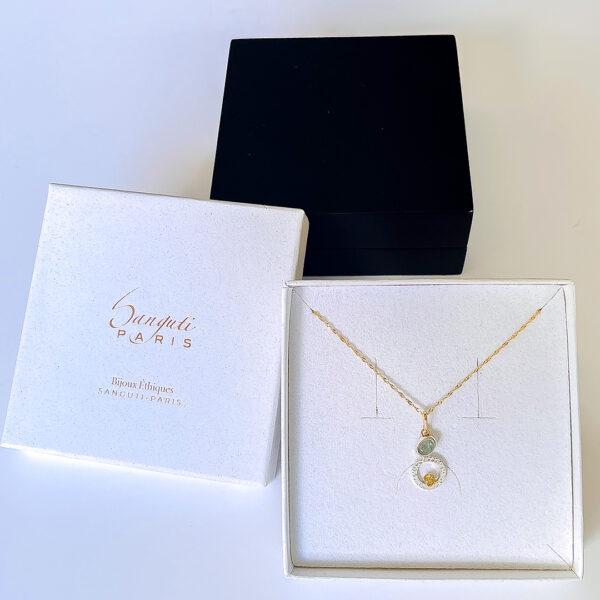 Pendentif-Merveilleux-systeme-Cosmos- – Argent 1000‰ – Or 750‰-Sanguti Paris Pendentif-Merveilleux-systeme-Cosmos- – Argent 1000‰ – Or 750‰-Sanguti Paris