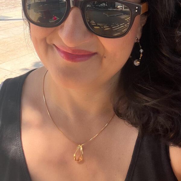 Pendentif-amour-infini-vermeil-or-jaune-24k