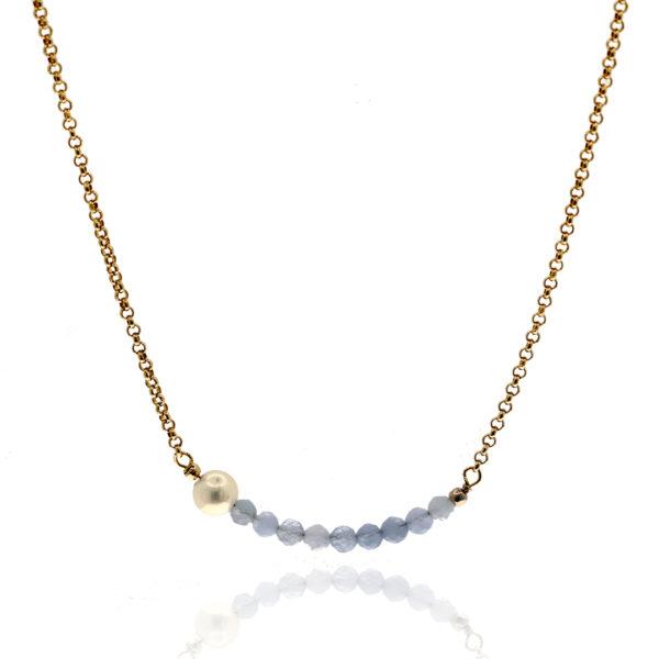 collier vermeil or jaune 18K-aigue-marine et perle de culture-sanguti-paris collier vermeil or jaune 18K-aigue-marine et perle de culture-sanguti-paris